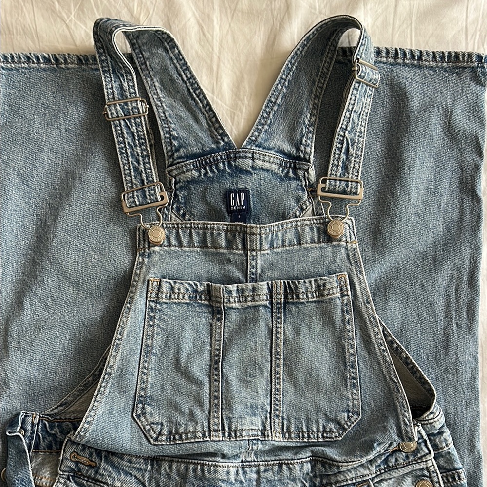 GAP Light Blue Denim Overalls